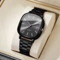All-Black Tonneau Skeleton Sport Watch VRC011 Premium
