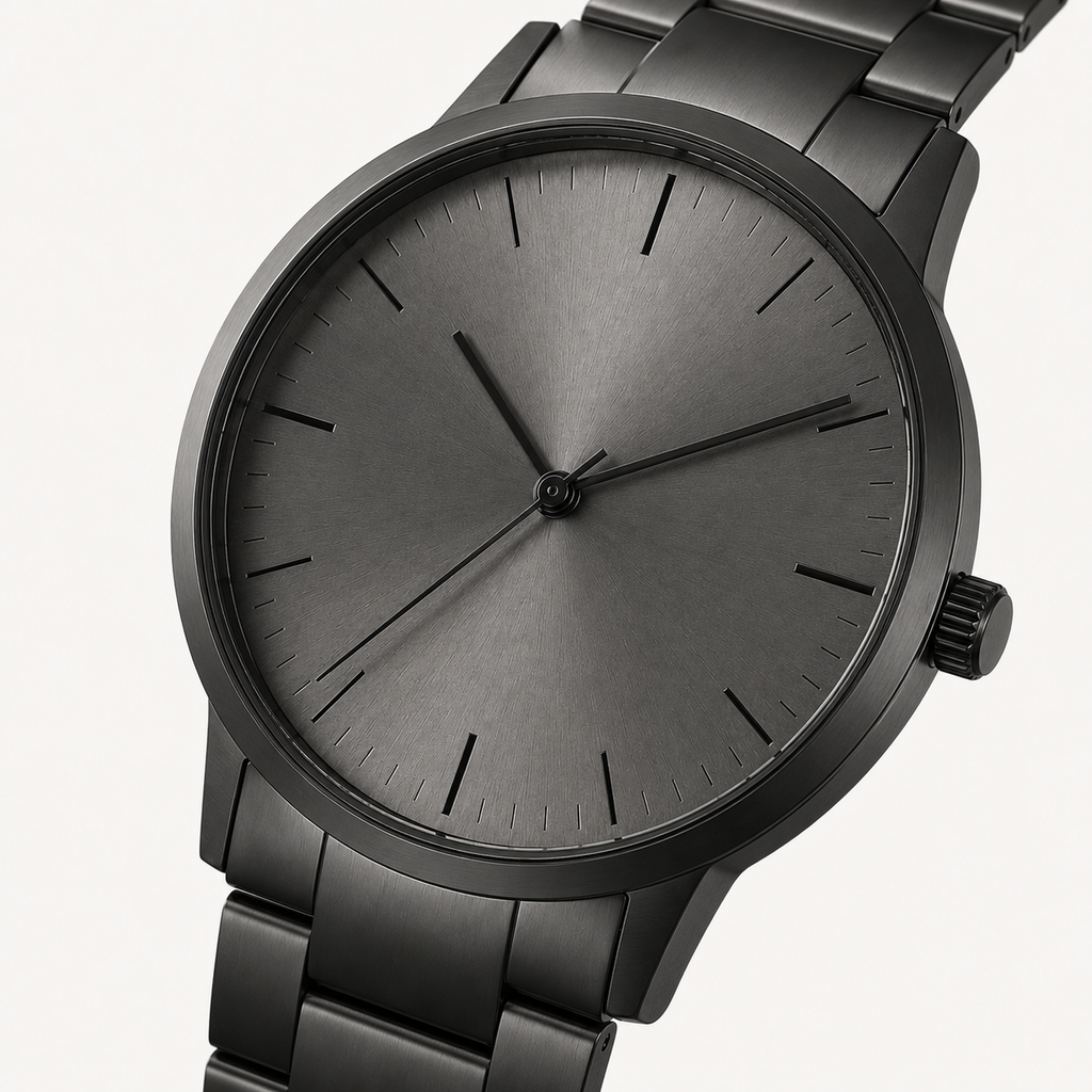 Black Gold Statement Dial Watch