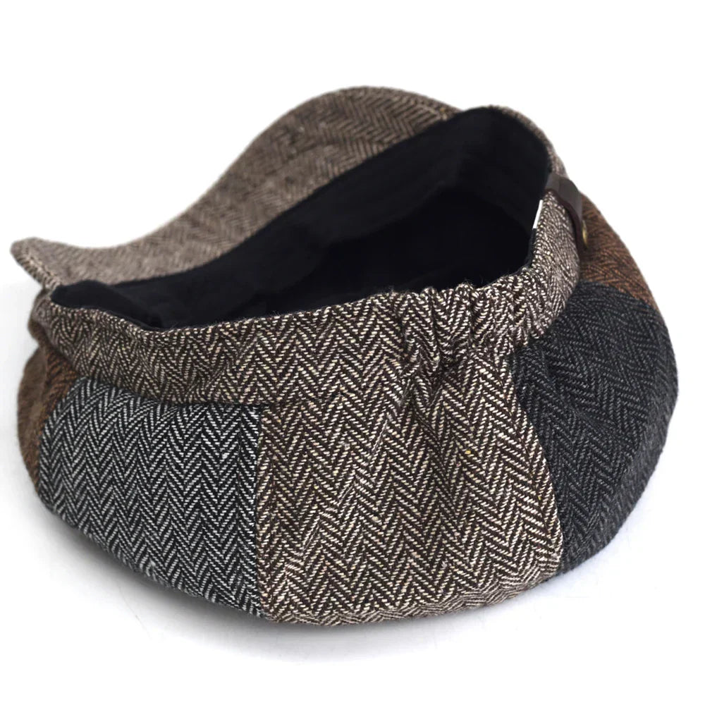 Men's Octagonal Flat Cap