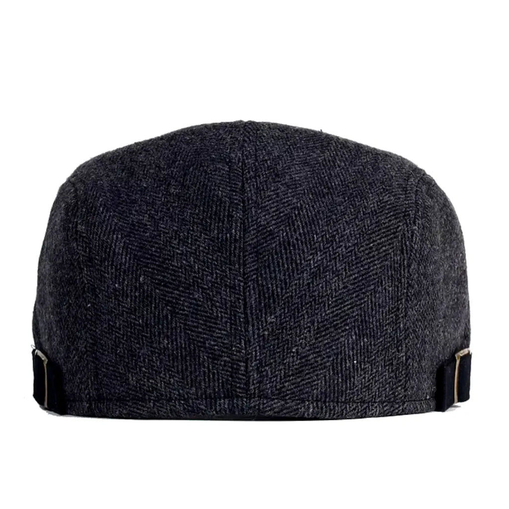 Men's Italian Flat Cap Cotton with Adjustable Buckle