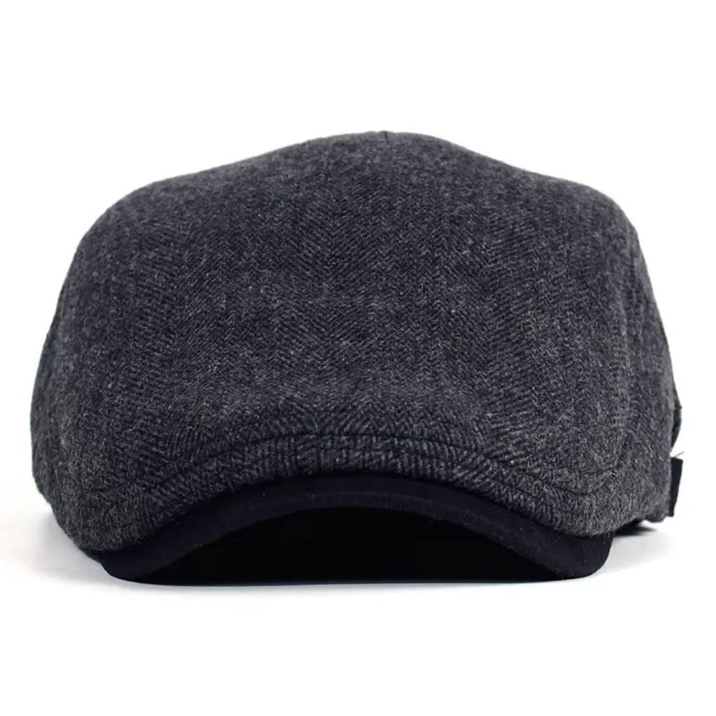 Men's Italian Flat Cap Cotton with Adjustable Buckle