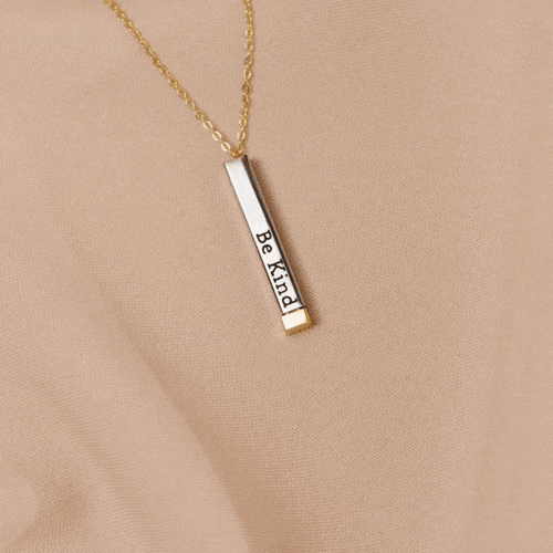 Affirmation Pendant Necklace